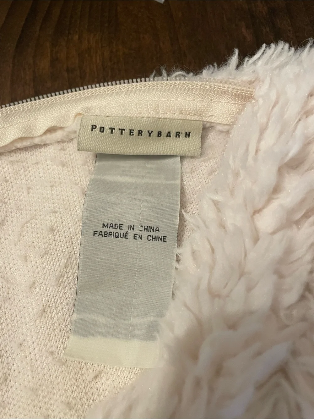 Pottery Barn Faux Fur Lumbar Pillow